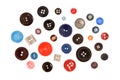 Many-coloured buttons Royalty Free Stock Photo