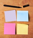 Many-coloured sticky paper