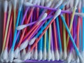 Colourful Plastic Stem Cotton Buds Royalty Free Stock Photo