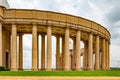 The many columns of the colonnade of the Basilica of Our Lady of Peace Yamoussoukro Ivory Coast Royalty Free Stock Photo