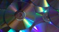 Purple compact disk background
