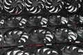 Many computer plastic cooler fans