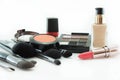 Many cosmetics colors A concept