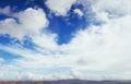 Many cumulonimbus cloud before raining with blue sky Royalty Free Stock Photo
