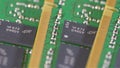 Many DDR4 computer memory modules (RAM)