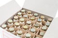Many Diazed bottle fuse in the paper box package. Royalty Free Stock Photo
