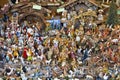 Many different Christmas crib figures