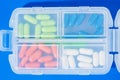 Many different color drugs Royalty Free Stock Photo