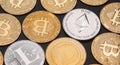 many different cryptocurrencies coins bitcoin, litecoin, dogecoin