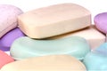 Many different pieces of soap Royalty Free Stock Photo