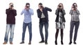 Many Double Twelve Group paparazzi photographers with cameras Royalty Free Stock Photo