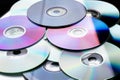 Many DVD Royalty Free Stock Photo