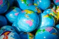 Many earth globes Royalty Free Stock Photo