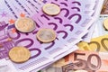 Many Euro Banknotes Royalty Free Stock Photo