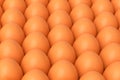 Many farm raw organic brown chicken eggs background from local market Royalty Free Stock Photo