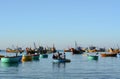 Many fishing boats in Nha Trang, Vietnam