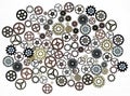 Many Gears Royalty Free Stock Photo