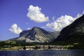 Many Glacier Hotel Royalty Free Stock Photo