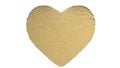 Many gold cubes are formed in a 3d Golden heart which throbs and beats. In the end it breaks into pieces.