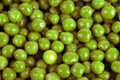 Many of green peas close up