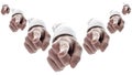 Many hands pointing finger at you Royalty Free Stock Photo
