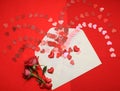 Many heart small love background i love you, u