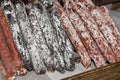 Many homemade English mix of meat specialties Royalty Free Stock Photo