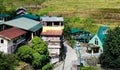 Many houses on the hill in Ifugao, Philippines