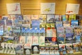 Many japanese guide books and information agt the information ce