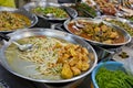 Many kind of Thai food sell in fresh market in Asia , Thailand