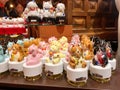 Many kinds of picture frames and miniature doll music boxes in t