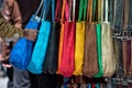 Many leather woman bags
