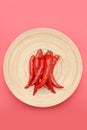 Many chili peppers Royalty Free Stock Photo