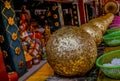 Many Luknimit is Buddhism stone ball for celebration pagoda establishment, Wat Phra That Doi Kham.