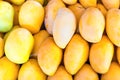 Many mango on fruit market