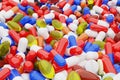 Many medical pills and tablets, realistic 3d Rendering, large amount of medicine supply