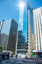 Mirrored buildings on Paulista Avenue in SÃÂ£o Paulo Royalty Free Stock Photo