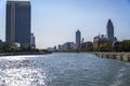 Modern Architecture along Haihe River Royalty Free Stock Photo