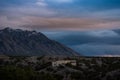 Many Moods of Sandia Mountains in New Mexico Royalty Free Stock Photo