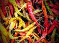 Many more colours of chilli