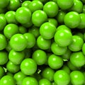 Many More Green Ball Background