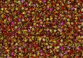 Many multicolored flying stars background Royalty Free Stock Photo