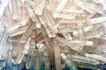 Many natural quartz crystals in the form of ice Royalty Free Stock Photo