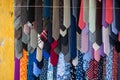 Many neckties for sale on street in Hoi An, Vietnam Royalty Free Stock Photo