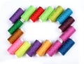 Many nice colorful bobbins Royalty Free Stock Photo