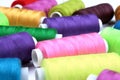 Many nice colorful bobbins Royalty Free Stock Photo