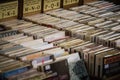 Many old books in a book shop Royalty Free Stock Photo