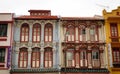 Many old houses located in Chinatown, Singapore Royalty Free Stock Photo