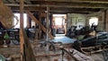 Many old things and objects are collected in a house in the Latvian city of Sabile on May 8, 2020