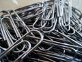 Many paper clip